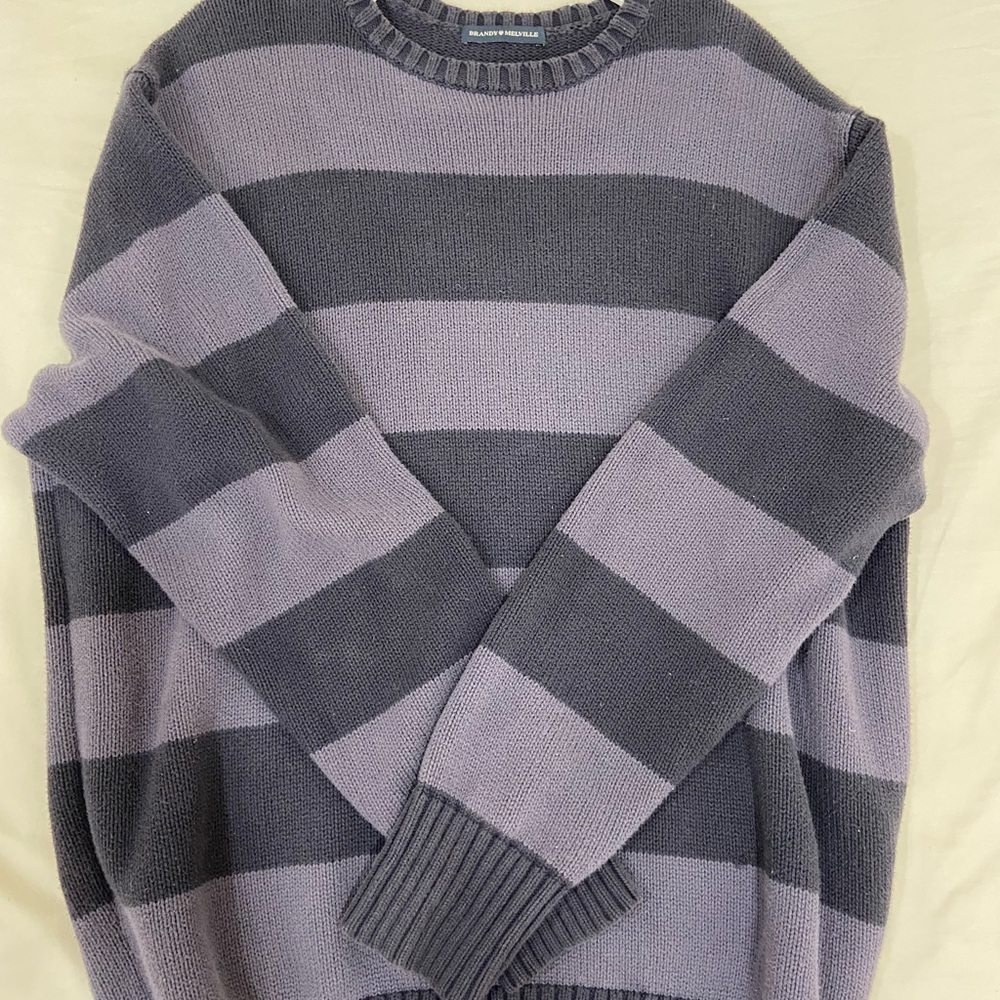 Striped Gray Sweater for Men